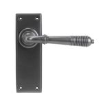 From The Anvil Reeded Lever on Backplate Set