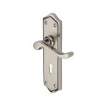 Heritage Brass - Buckingham Door Handle on Plate