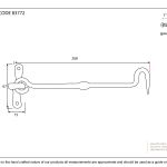 Anvil Forged Cabin Hook