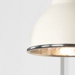 Hammered Nickel Brindley Wall Light in Teasel