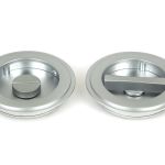 Anvil Art Deco Round Pull - Privacy Set