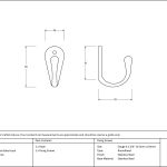 Anvil Celtic Single Robe Hook