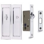 Heritage Brass - Flush Pull Privacy Set