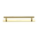 Heritage Brass - Step Cabinet Pull Handle with Plate