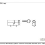 Anvil 5pin Euro Double Cylinder