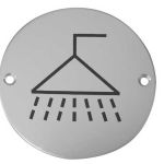 Stainless Steel Shower Symbol