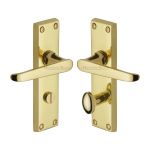 Heritage Brass - Victoria Door Handle on Plate