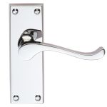 Contract Victorian Scroll Lever on Backplate