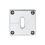 Heritage Brass - Standard Key Escutcheon Square