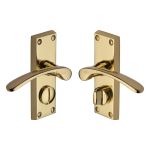 Heritage Brass - Sophia Short Door Handle on Plate