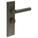 Burlington Richmond Door Handles On Back Plate with Turn & Release