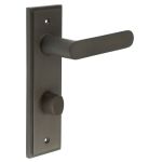 Burlington Kensington Door Handles On Back Plate with Turn & Release