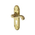 Heritage Brass - Adam Door Handle on Plate