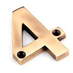 From The Anvil Polished Brass Numeral