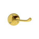 Victorian Scroll Lever on Backplate