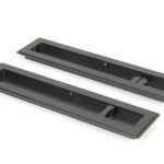 Anvil Art Deco Rectangular Pull - Privacy Set