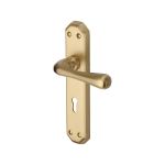 Heritage Brass - Charlbury Door Handle on Plate
