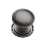 Heritage Brass - Victorian Round Cabinet Knob with Base