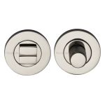 Heritage Brass - Round Knurled Bathroom Turn & Release