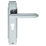 Art Deco Lever on Backplate