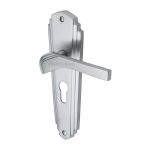 Heritage Brass - Waldorf Door Handle on Plate