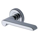Sorrento - Lugano Door Handle on Round Rose