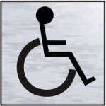 Disabled Symbol' Sign - BRS - 120 x 122mm