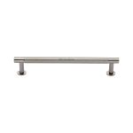 Heritage Brass - Partial Knurled Cabinet Pull Handle with Rose