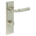 Burlington Piccadilly Knurled Door Handles On Back Plate with Turn & Release