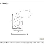 From The Anvil Plain Escutcheon