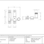 Anvil Brompton Quadrant Fastener - Narrow