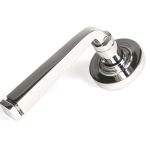 Avon Round Lever on Rose Set (Plain)