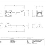 Anvil Cast Cabin Hook