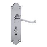 Victorian Scroll Lever On Shaped Backplate - (Contract Range)