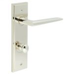 Burlington Mayfair Door Handles On Back Plate with Turn & Release