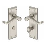 Heritage Brass - Edwardian Door Handle on Plate