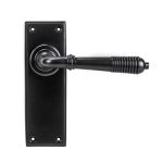 From The Anvil Reeded Lever on Backplate Set