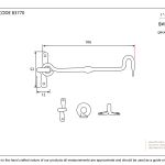 Anvil Forged Cabin Hook