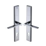 Heritage Brass - Gio LH Door Handle on Plate