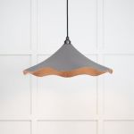 Smooth Copper Flora Pendant in Bluff
