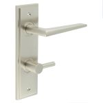 Burlington Mayfair Door Handles On Back Plate with Turn & Release
