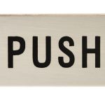 Push Symbol Sign