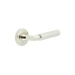 Burlington Piccadilly Knurled Door Handles On Rose