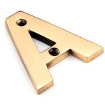 From The Anvil Polished Bronze Letter