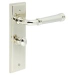Burlington Highgate Door Handles On Back Plate with Turn & Release