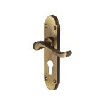 Heritage Brass - Savoy Door Handle on Plate