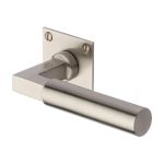 Heritage Brass - Bauhaus Low Profile Door Handle on Square Rose