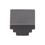 Heritage Brass - Square Stepped Cabinet Knob