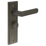 Burlington Kensington Door Handles On Back Plate with Turn & Release