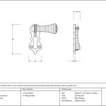 Anvil Beehive Escutcheon